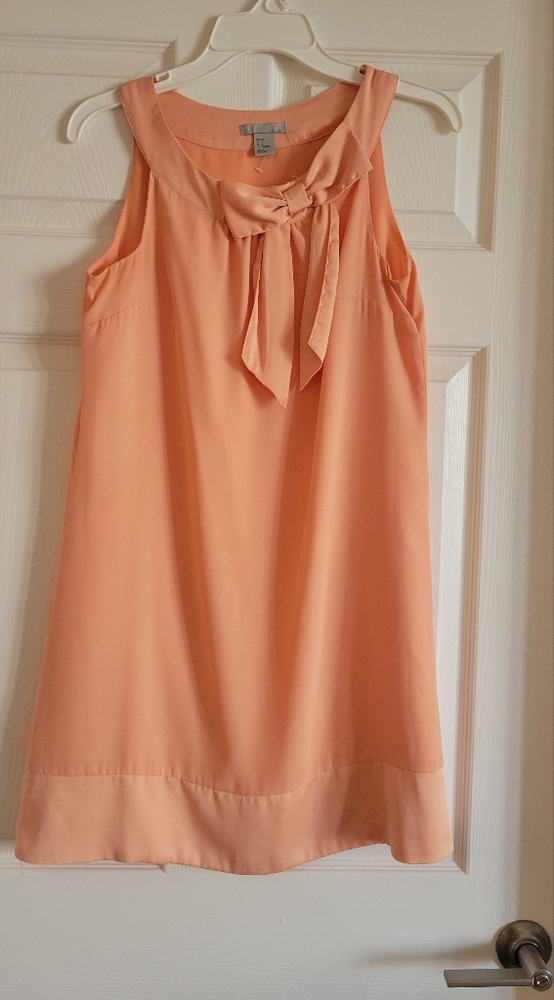 H&M Orange Bow Dress